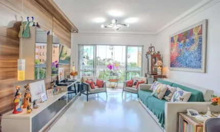 Apartamento Padrão à venda, 3 quartos sendo uma suíte, 2 vagas cobertas, 123m2-2º ANDAR-Lazer completo-Mossunguê, Curitiba, PR