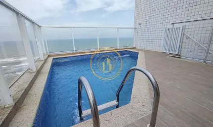 Cobertura com 3 dorms, Centro, Mongaguá - R$ 1.2 mi, Cod: 2415