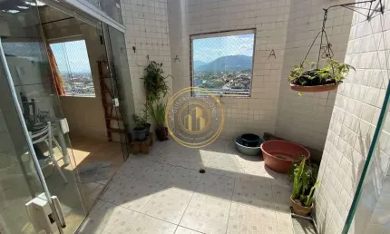 Cobertura com 3 dorms, Jardim Aguapeu, Mongaguá - R$ 550 mil, Cod: 2519
