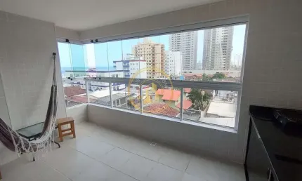 Apartamento com 2 dorms, Vila São Paulo, Mongaguá - R$ 430 mil, Cod: 2571