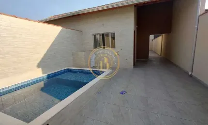 Casa com 2 dorms, Flórida Mirim, Mongaguá - R$ 355 mil, Cod: 2905