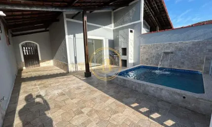 Casa com 3 quartos, Jussara, Mongaguá - R$ 500 mil, Cod: 3079