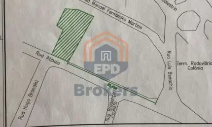 Terreno à venda na Rua Atibaia, Jardim Colônia, Jundiaí