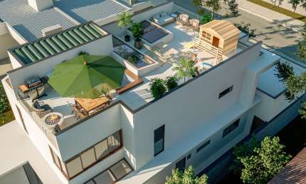 Casa Moderna nova à venda em Paulínia, com piscina, rooftop e suíte térrea