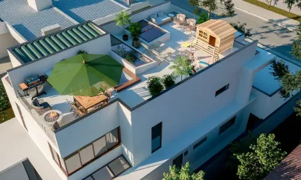 Casa moderna à venda em condomínio fechado, paulínia. suítes amplas, piscina e rooftop privativo.