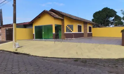 CASA COMERCIAL/RESIDENCIAL NO TREVO DO BALNEÁRIO JEQUITIBA, ITANHAÉM/SP