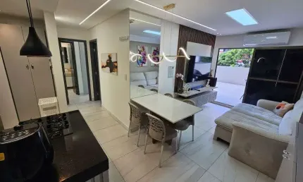 Sofisticado e totalmente mobiliado, prox ao mar de cabo branco - joão pessoa