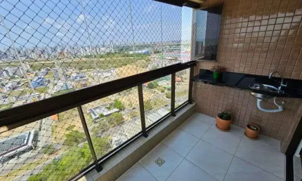 Impecável, cond. club! alto padrão! 90 m2 com 3 quartos em aeroclube - joão pessoa - pb
