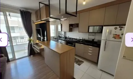 Apartamento Mobiliado de 2 dormitórios sendo 1 suíte com sacada