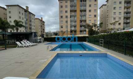 Apartamento em Cond. clube, 2 quartos, 2 vagas de estacionamento, bairro Capão Raso - Curitiba/PR