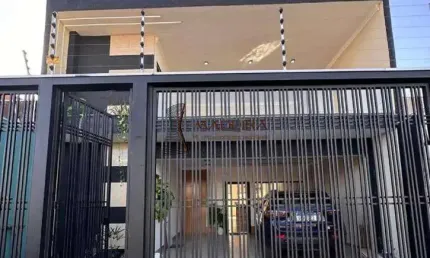 VENDE-SE LINDO SOBRADO COM 4 QUARTOS SENDO ELES SUITES