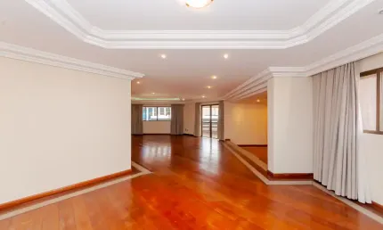 Apartamento para alugar com 355m² distribuídos em 4 suítes e 4 vagas