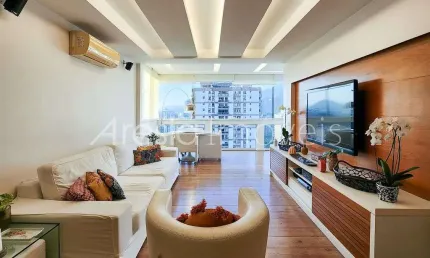 Apartamento com 3 dormitórios à venda, 127 m² por r$ 2.250.000,00 - barra da tijuca - rio de janeiro/rj