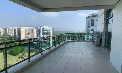 Apartamento com 4 dormitórios à venda, 376 m² por R$ 4.500.000,00 - Península - Rio de Janeiro/RJ