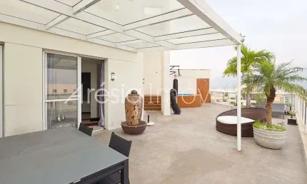 Cobertura com 3 quartos 2 suítes, 278 m² - venda por R$ 3.500.000 ou aluguel por R$ 20.000/mês - Península - Rio de Janeiro/RJ