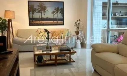 Apartamento com 3 dormitórios à venda, 151 m² por r$ 2.400.000 - península - rio de janeiro/rj