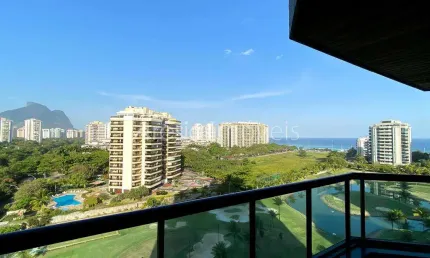 Apartamento com 2 suítes para alugar, 150 m² por R$ 19.439/mês - Golden Green - Rio de Janeiro/RJ