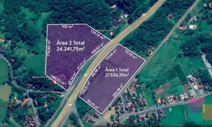 Terreno à venda na Rodovia BR-101, --, Rio Bonito (Pirabeiraba), Joinville por R$ 2.150.000