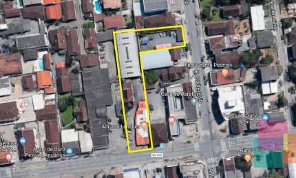Terreno à venda na Avenida Getúlio Vargas, --, Anita Garibaldi, Joinville por R$ 5.400.000