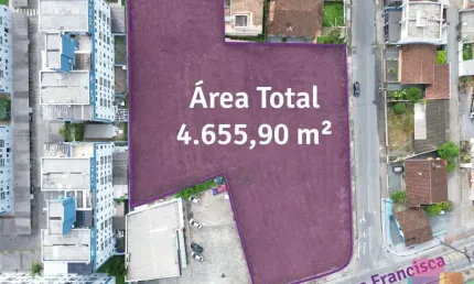 Terreno comercial para alugar na Rua Dona Francisca, --, Santo Antônio, Joinville por R$ 33.000