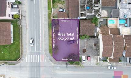 Terreno comercial à venda na Rua Arlindo Correa, --, Vila Nova, Joinville por R$ 680.000