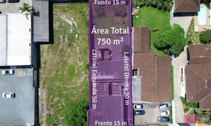 Casa comercial à venda na Rua General Câmara, --, Bom Retiro, Joinville por R$ 1.280.000