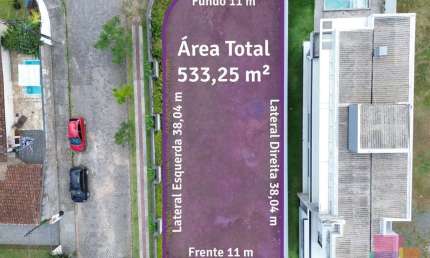 Terreno à venda na Rua Emílio Germano Riesenberg, --, Glória, Joinville por R$ 950.000