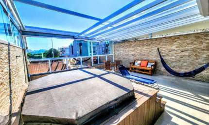 Linda cobertura de 128m² com jacuzzi à venda, no Bairro Valparaíso em Santo André/SP!  Próximo a Faculdade Fundação!