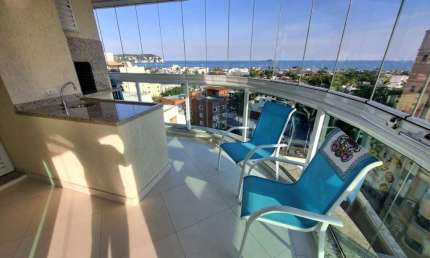 Apartamento à Venda na Enseada, Guarujá-SP: 3 suítes, Varanda Gourmet e Vista para o Mar - Conforto e Sofisticação! Agende sua Visita Hoje!