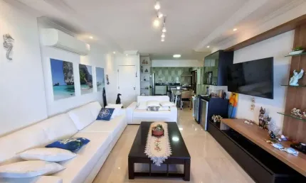 Luxuoso apartamento à venda no parque enseada, vista para o mar - guarujá/sp: 3 quartos, 2 suítes, 4 banheiros, 2 vagas, 146m². confira!