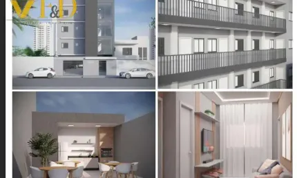 Apartamento à venda em são paulo, vila antonieta, com 2 quartos, com 41 m², residencial kauan