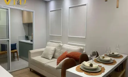 Apartamento à venda em São Paulo, Parque das Paineiras, com 2 quartos, com 40 m², Cristalino