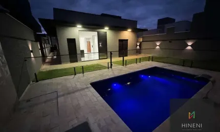 CASA NOVA TERREA MOBILIADA Condomínio fechado Atibaia 03 suites