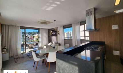 Apartamento com 3 dormitórios para alugar, 108 m² por R$ 9.276/mês - Centro - Florianópolis/SC
