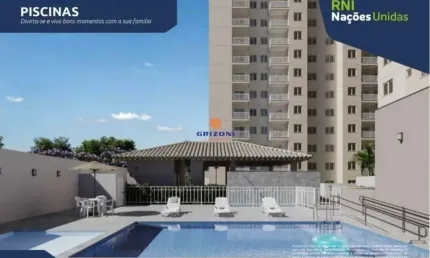APARTAMENTO RNI NAÇÕES UNIDAS | 2 QUARTOS | 1 SALA | 1 VAGA | BAURU