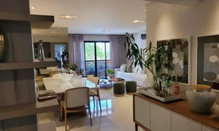 Venda de apartamento no Solar Fontaine Blue, 3 suítes, 3 salas e 2 vagas de garagem