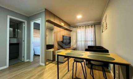 APARTAMENTO FLY RESIDENCE 100% MOBILIADO | 1 QUARTO | 1 SALA | 1 BANHEIRO | 1 VAGA