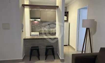 APARTAMENTO EDIFÍCIO AL KONEITRA 100% MOBILIADO |1 SUITE| 1 BANHEIRO| 1 SALA| 1 VAGA |