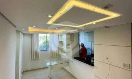 Apartamento Edifício Bonardi sendo dois quartos, sala americana e 1 vaga de garagem.
