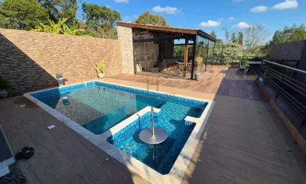 Chácara à venda em cotia, chácara tropical (caucaia do alto), com 3 quartos, com 500 m²