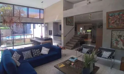 Casa com 3 dormitórios à venda, 270 m² por R$ 4.500.000 - Alphaville 06 - Santan