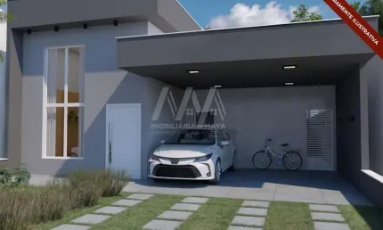 Casa em Condomínio para Venda em Araçoiaba da Serra, Cond. Residencial Cerejeiras, 3 dormitórios, 1 suíte, 3 banheiros, 4 vagas