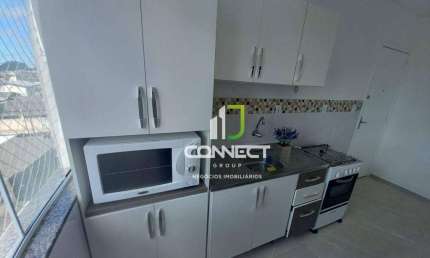Apartamento com 2 dormitórios para alugar, 57 m² por R$ 2.910,00/mês - Cordeiros - Itajaí/SC
