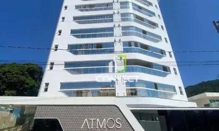 Apartamento na praia com 2 suítes  à venda, 77 m² por R$ 1.190.000 - Cabeçudas - Itajaí/SC