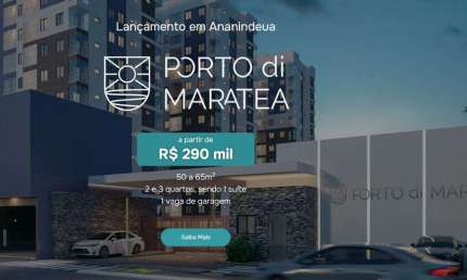 PORTO DI MARATEA - CONDOMINIO AO LADO DO SESC 40 HORAS - 2 E 3 QUARTOS