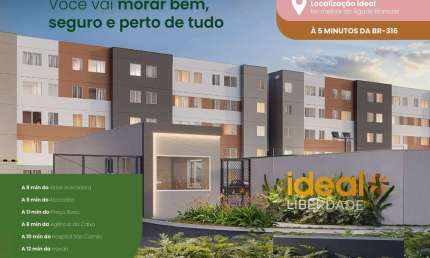 IDEAL LIBERDADE – Condomínio Seguro com Portaria 24h