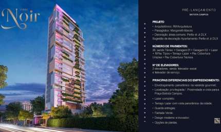 TORRE NOIR – 2 Suítes, 2 Vagas e Lazer Completo na Rua Curuçá