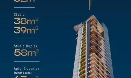 EDIFICIO - SKYE TOWER: Studio com design moderno em área nobre de Belém