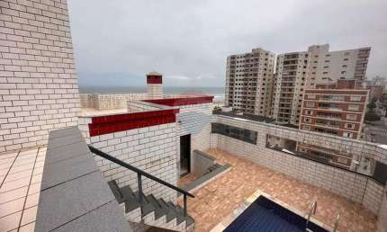 Cobertura Vista Mar com 05 Dormitórios na Vila Tupi em Praia Grande - SP.