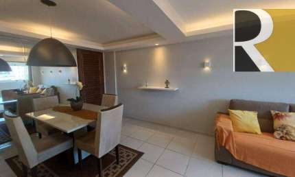 Apartamento com 3 dormitórios para alugar, 85 m² por R$ 5.500,00/mês - Bessa - João Pessoa/PB